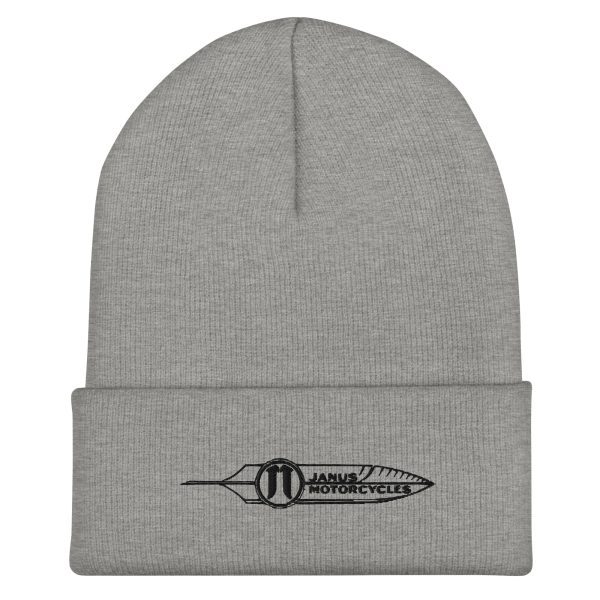 Grey Feather Logo Beanie