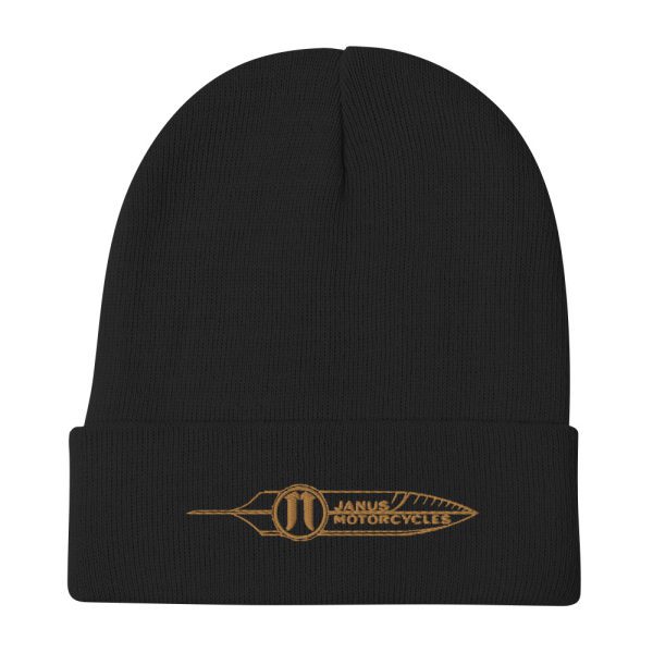 Black Feather Logo Beanie