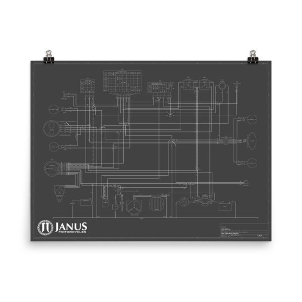 250 Wiring Diagram Poster