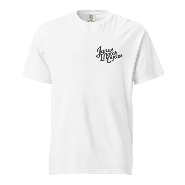 Janus Motorcycles Script and Sketch Tee