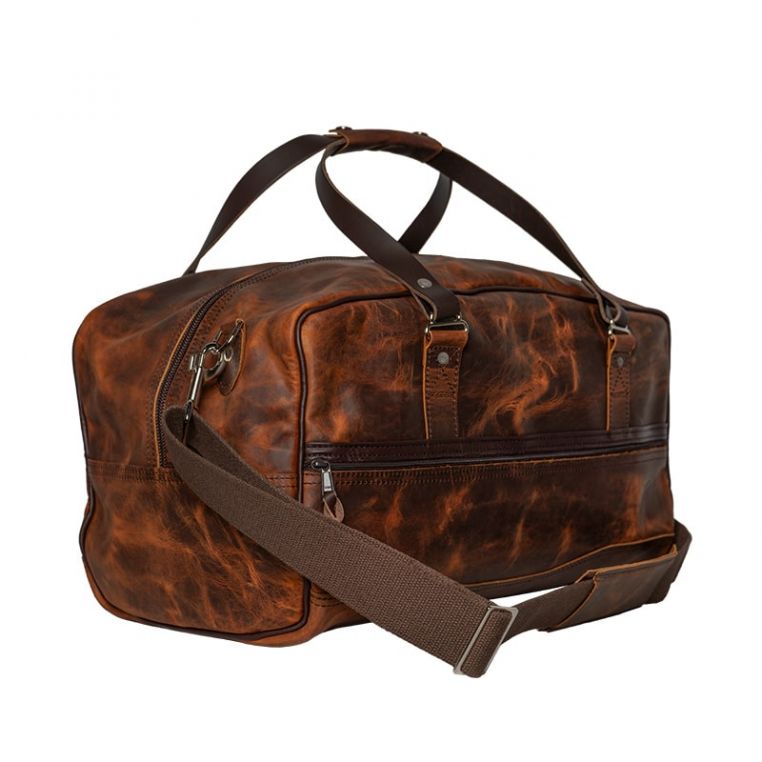 Heritage Leather Weekender Duffle
