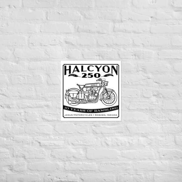 Halcyon 250 Anniversary Poster