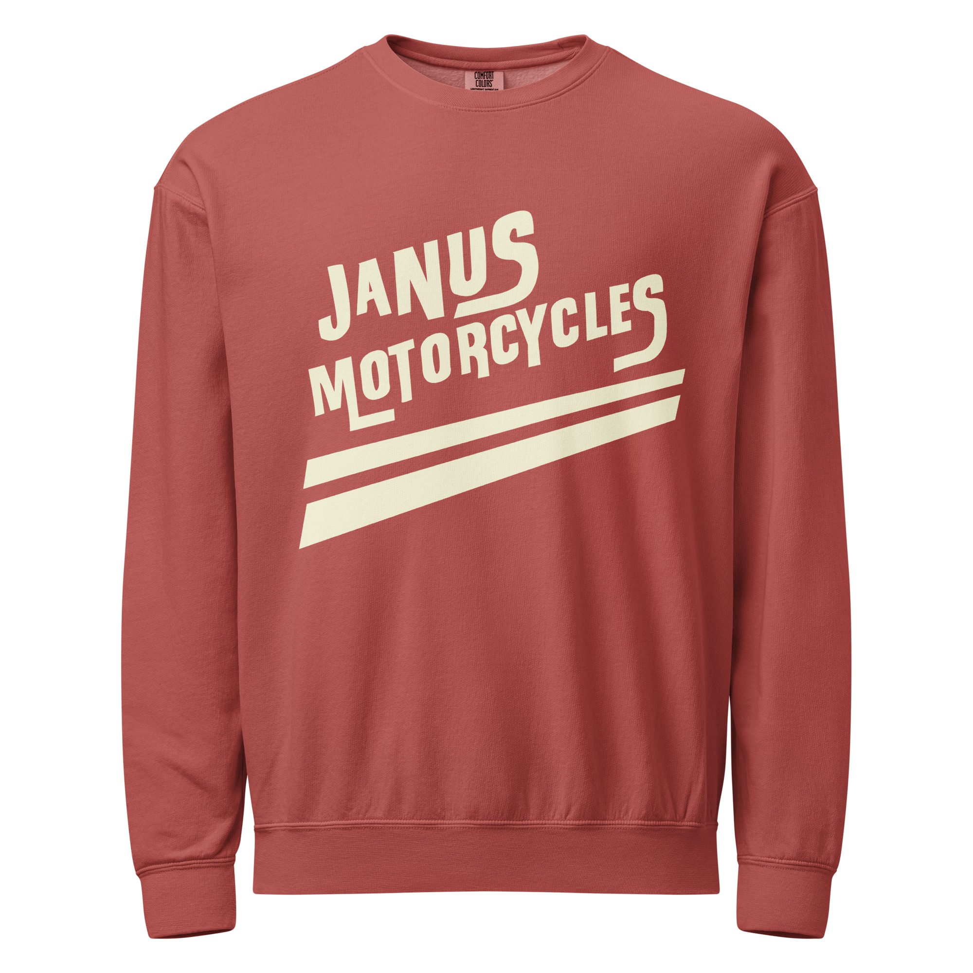 Retro Janus Motorcycles Crewneck Sweatshirt