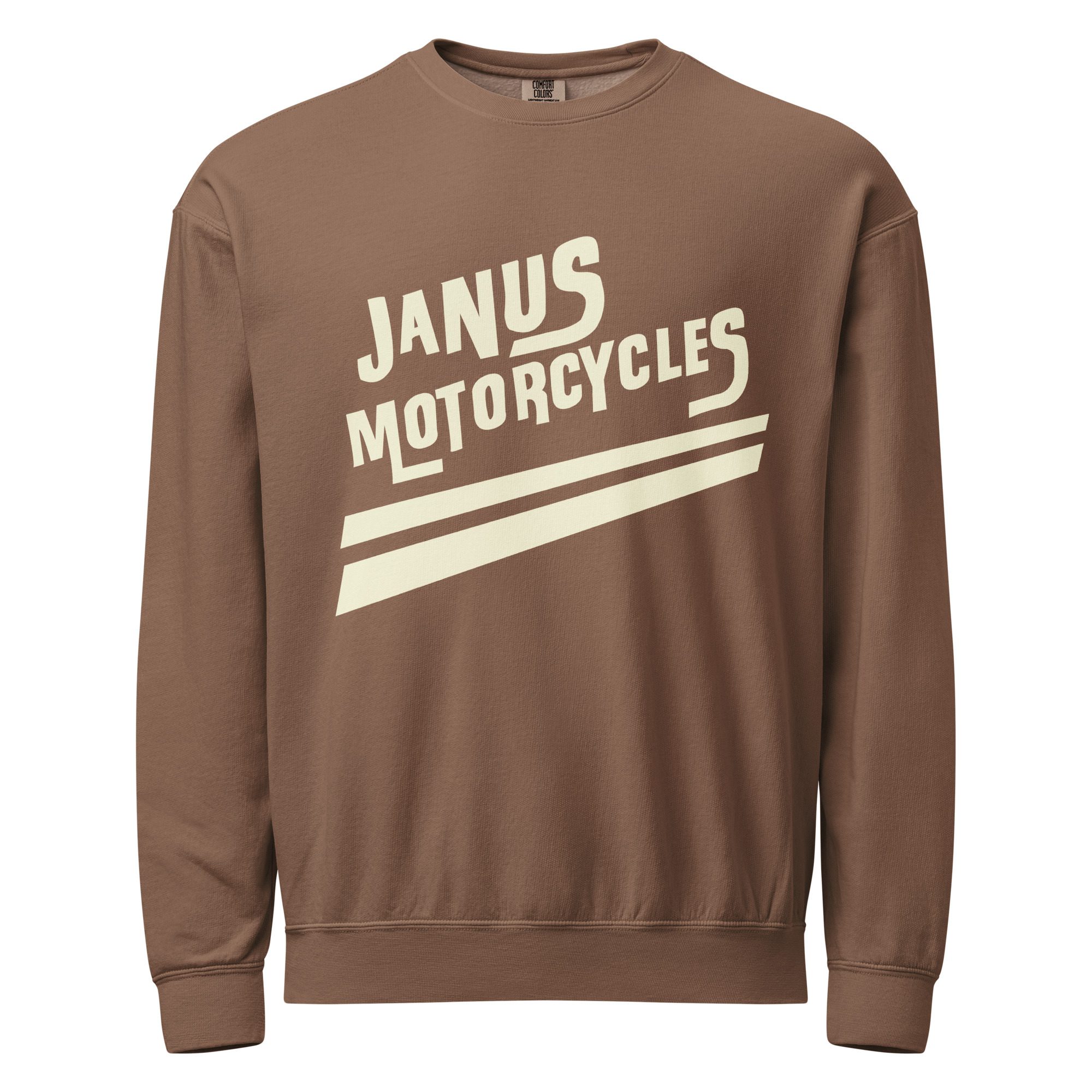 Retro Janus Motorcycles Crewneck Sweatshirt